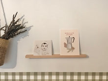 Charger l'image dans la galerie, Étagère fine en bois français – Artisanat Nantais