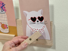 Charger l'image dans la galerie, Porte-Cartes mural aimanté en bois brut